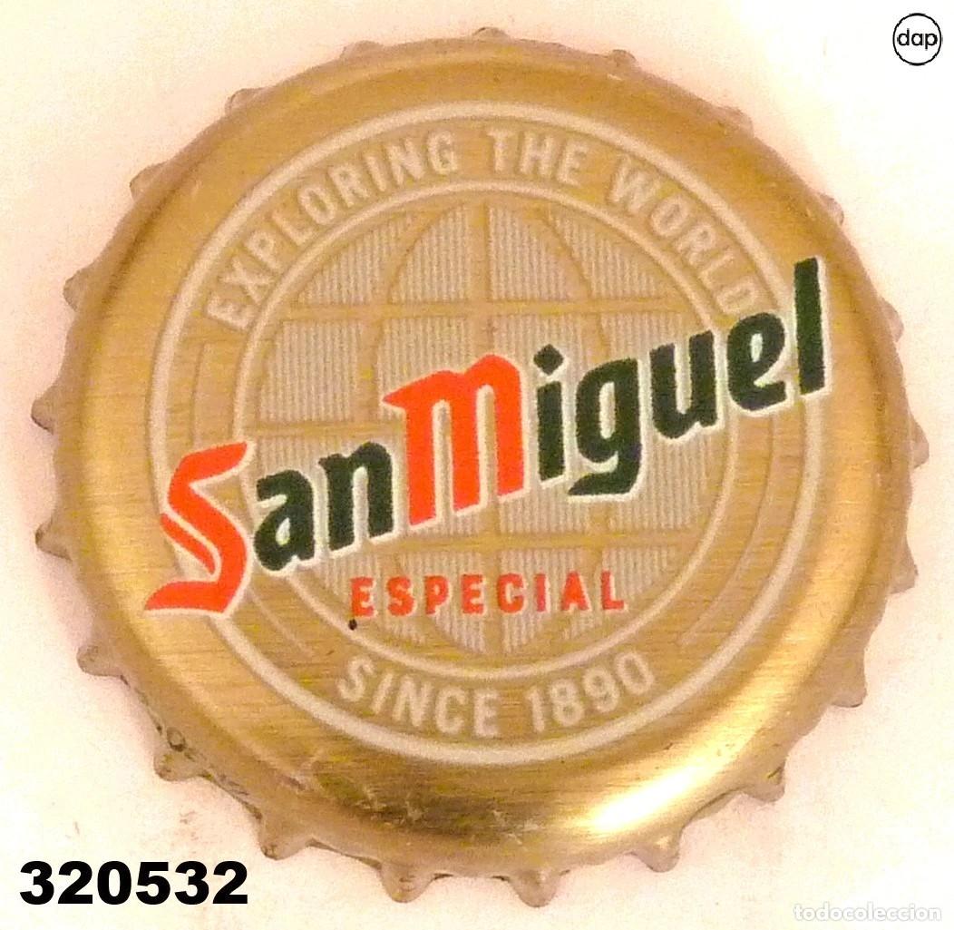 Coleccionismo de cervezas: Chapa cerveza SAN MIGUEL Reino Unido xapa kronkorken bottle cap capsule tappi