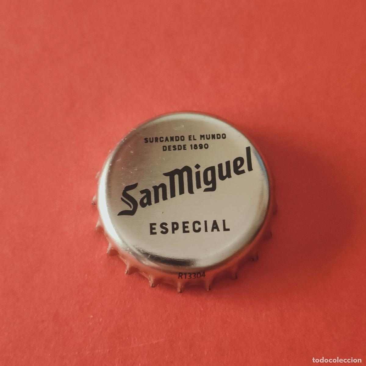 Coleccionismo de cervezas: CHAPA CERVEZA SAN MIGUEL ESPECIAL