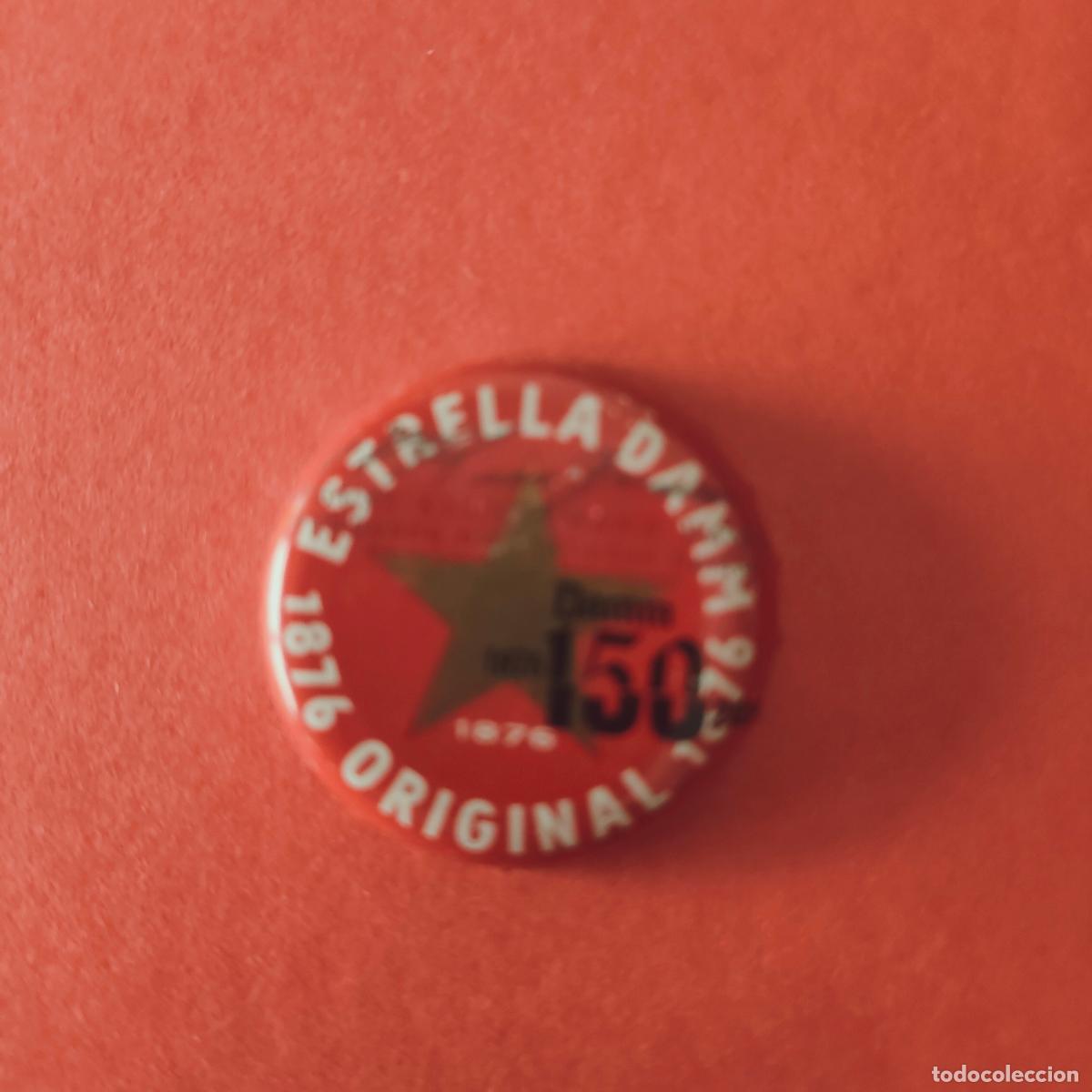 Coleccionismo de cervezas: CHAPA CERVEZA ESTRELLA DAMM - 150 ANIVERSARIO