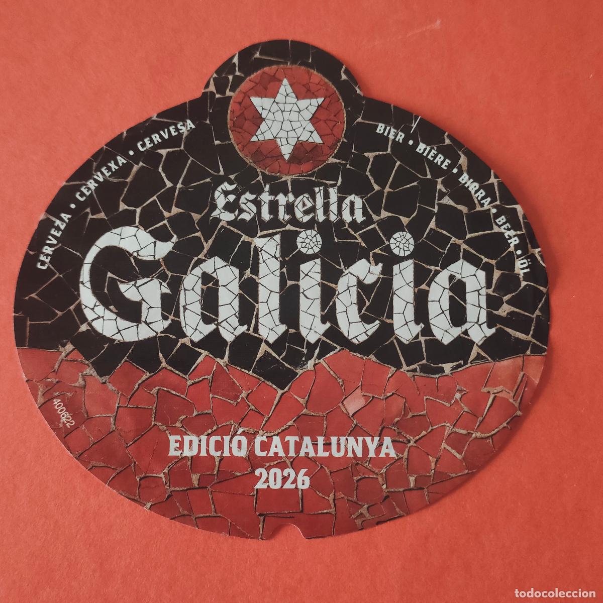 Coleccionismo de cervezas: ETIQUETA ESTRELLA GALICIA EDICI&Oacute;N CATALU&Ntilde;A 2026