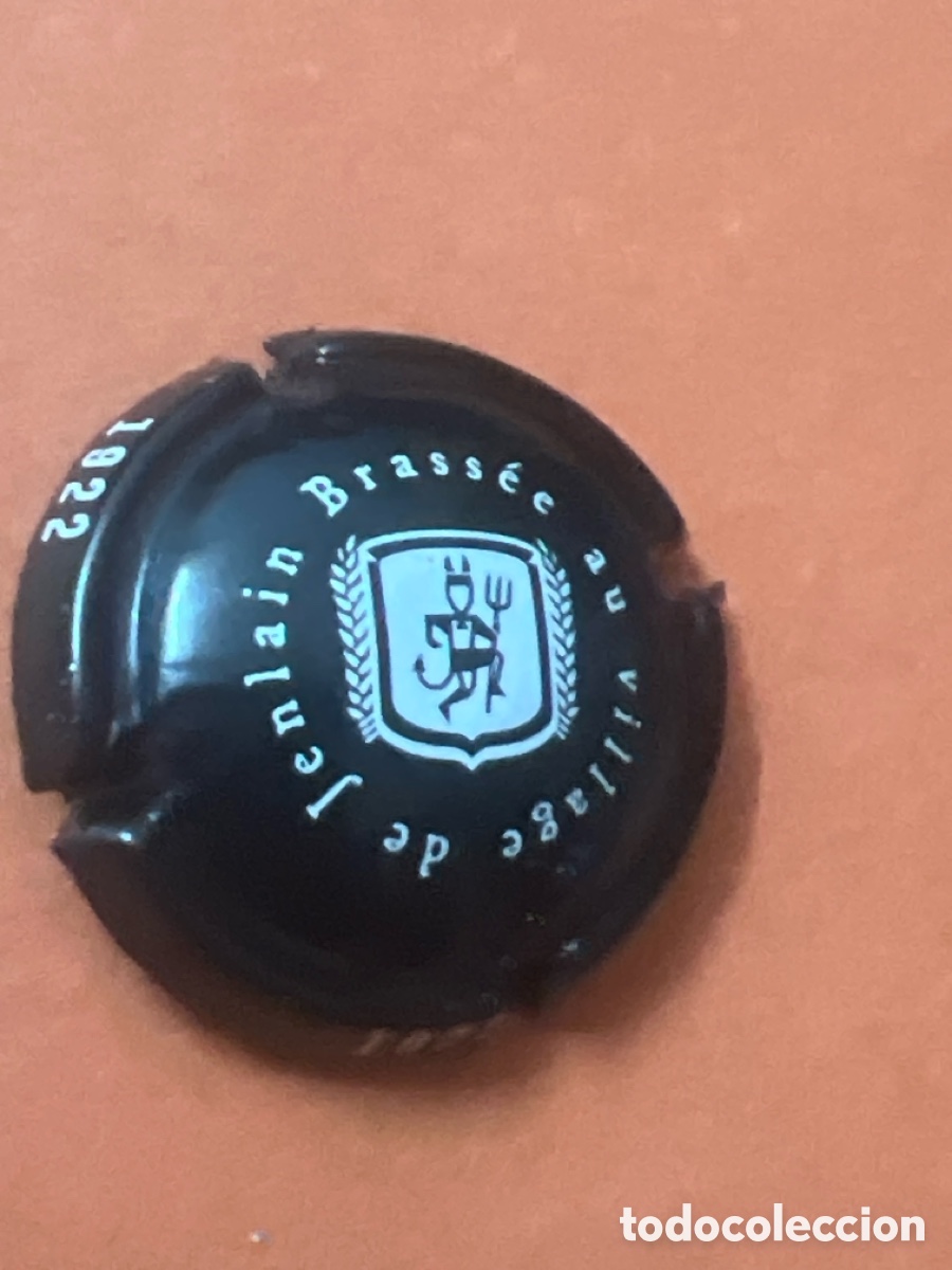 Coleccionismo de cervezas: T4/X101/L6. CHAPA CERVEZA 1/4. BRASSEE AU VILLAGE DE JENIAIN 1922