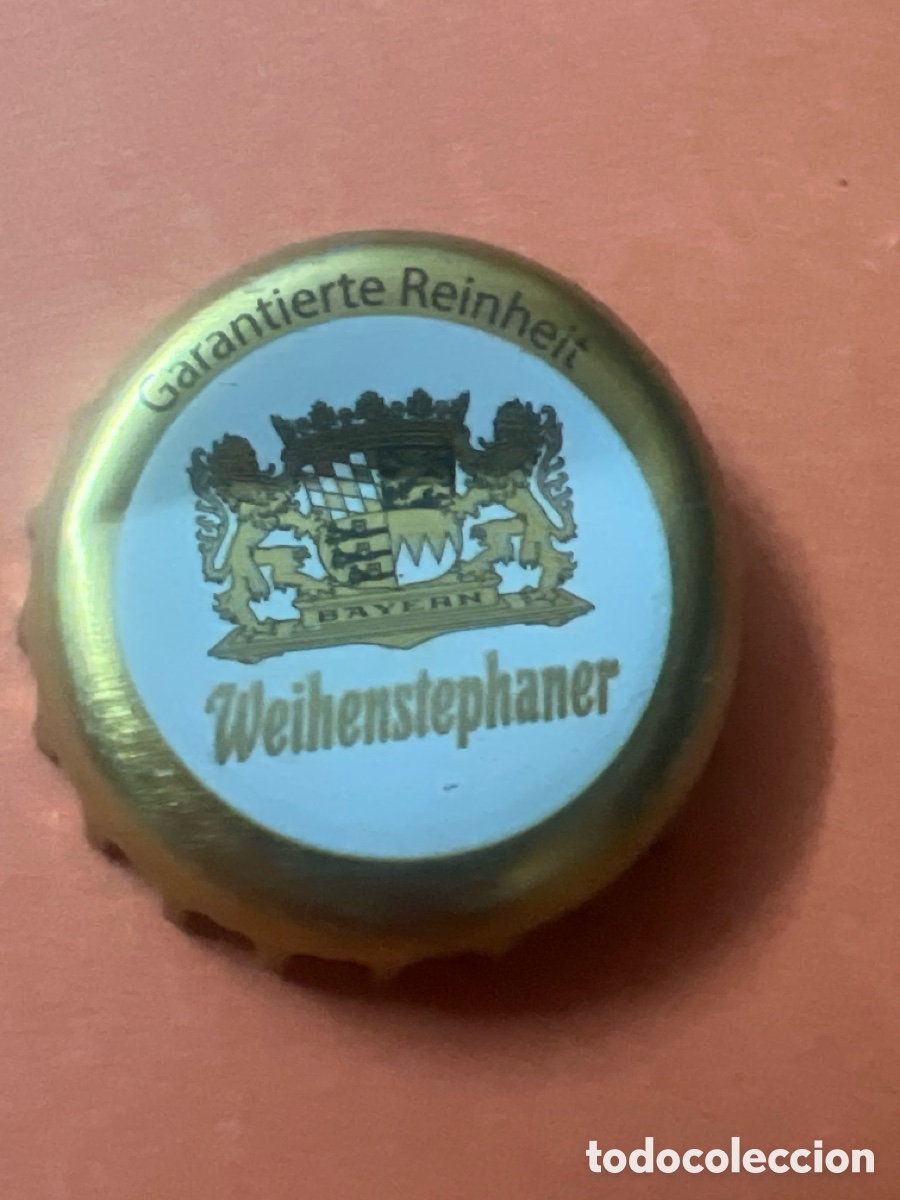 Coleccionismo de cervezas: T4/X101/O2. Chapa Cerveza Weihenstephaner