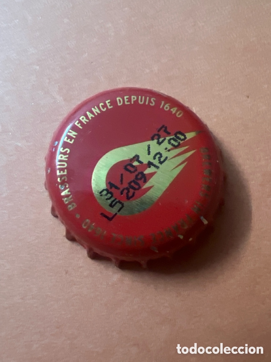 Coleccionismo de cervezas: T4/X102/K3. CHAPA CERVEZA - BREWERS IN FRANCE SINCE 1640 BRASSEURS EN FRANCE DEPUIS 1640 - FRANCIA