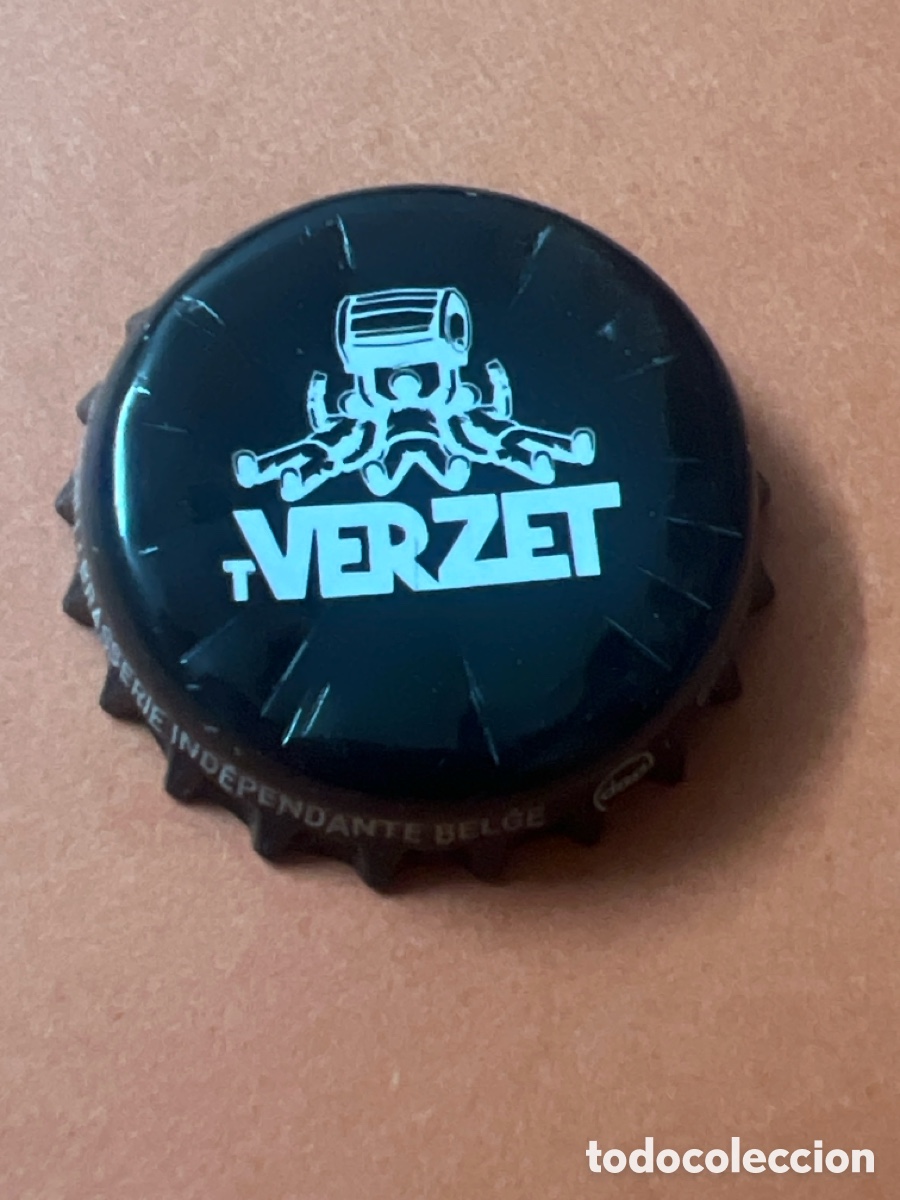 Coleccionismo de cervezas: T4/X102/K5. TAPON CORONA CAPSULA CHAPA CERVEZA VERZET (B&Eacute;LGICA)