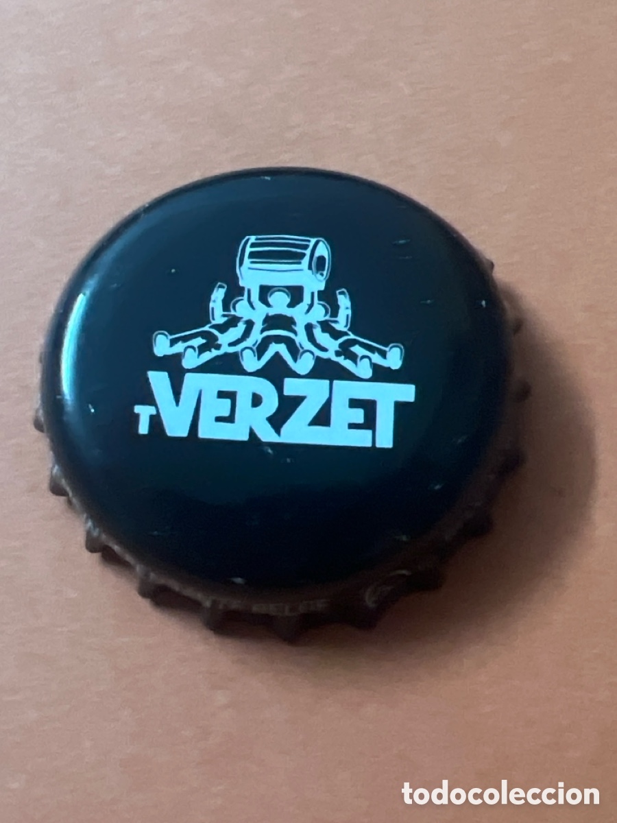 Coleccionismo de cervezas: T4/X102/K6. TAPON CORONA CAPSULA CHAPA CERVEZA VERZET (B&Eacute;LGICA)