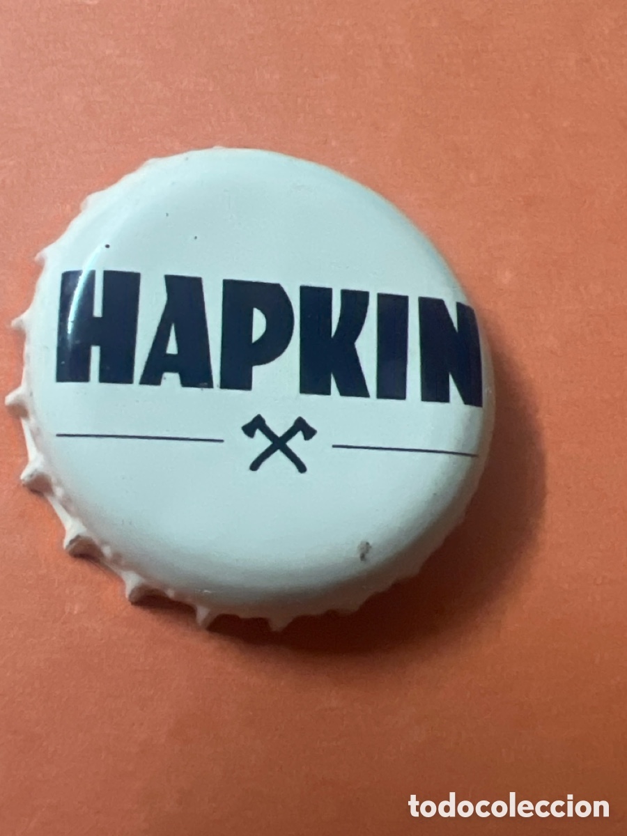 Coleccionismo de cervezas: T4/X102/L2. CHAPA CERVEZA- Hapkin - B&eacute;lgica