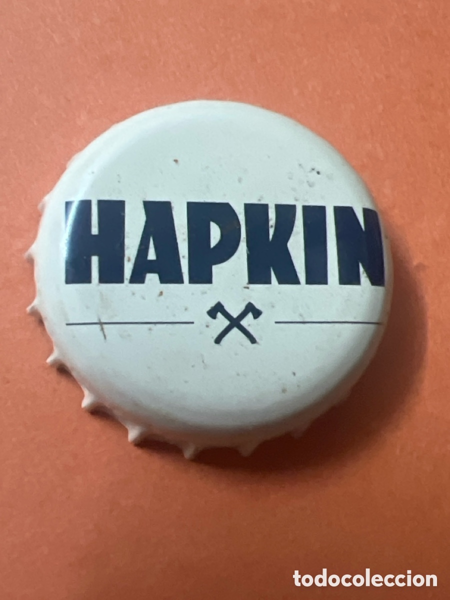 Coleccionismo de cervezas: T4/X102/L3. CHAPA CERVEZA- Hapkin - B&eacute;lgica