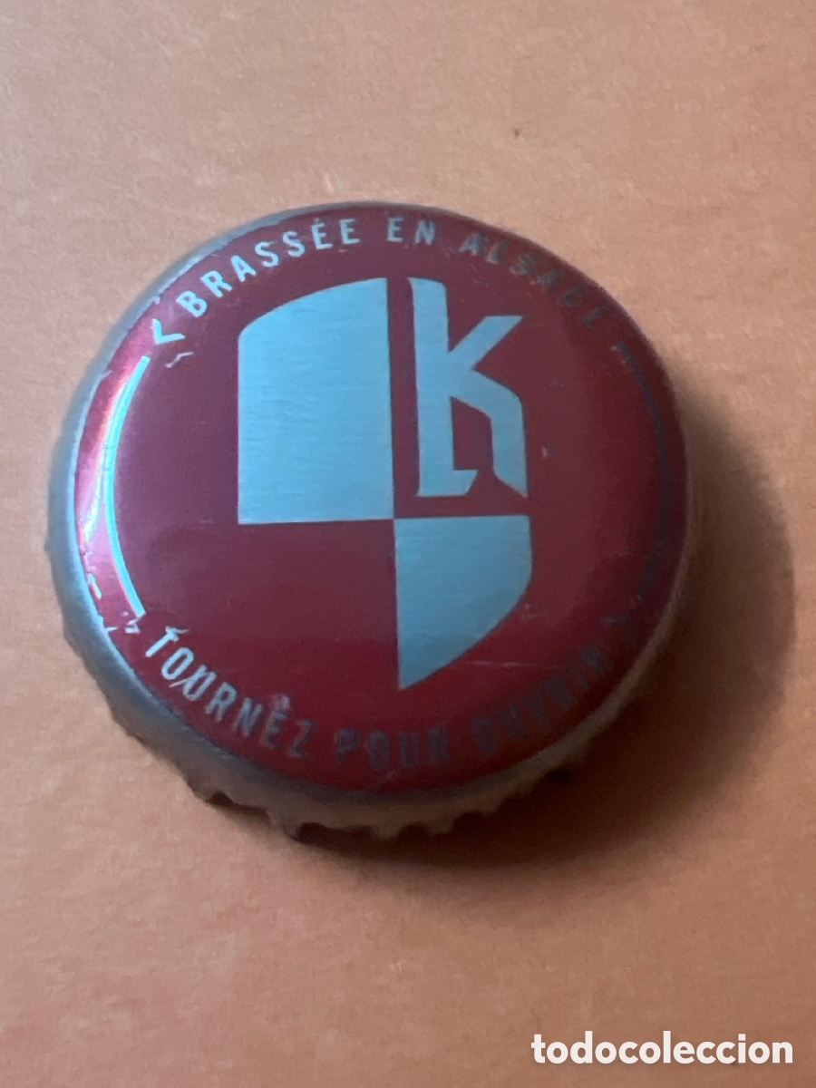 Coleccionismo de cervezas: T4/X102/L6. CHAPA CERVEZA - K Brass&eacute;e en Alsace tournez pour ouvrir - FRANCIA