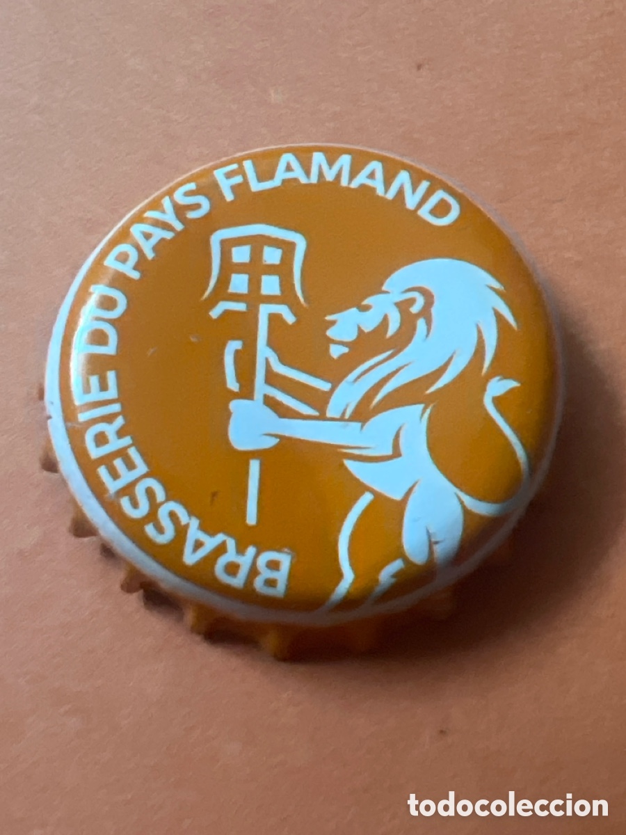 Coleccionismo de cervezas: T4/X102/M2. CHAPA CERVEZA - brasserie du pays flamand - FRANCIA