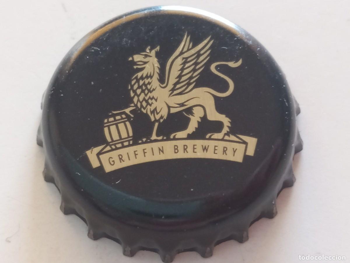 Coleccionismo de cervezas: Chapa tap&oacute;n corona de la cerveza inglesa GRIFFIN BREWERY