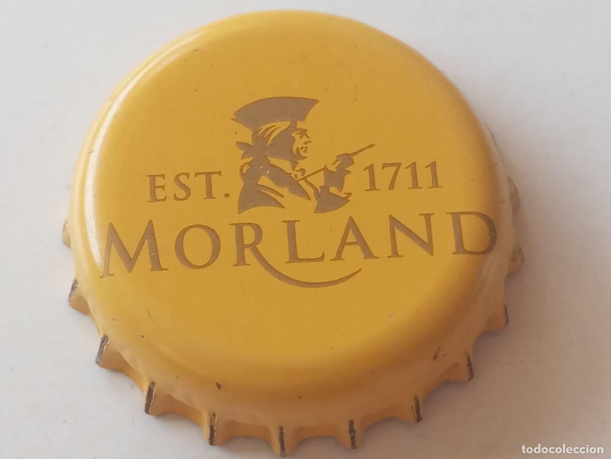 Coleccionismo de cervezas: Chapa tap&oacute;n corona de la cerveza inglesa MORLAND EST. 1711