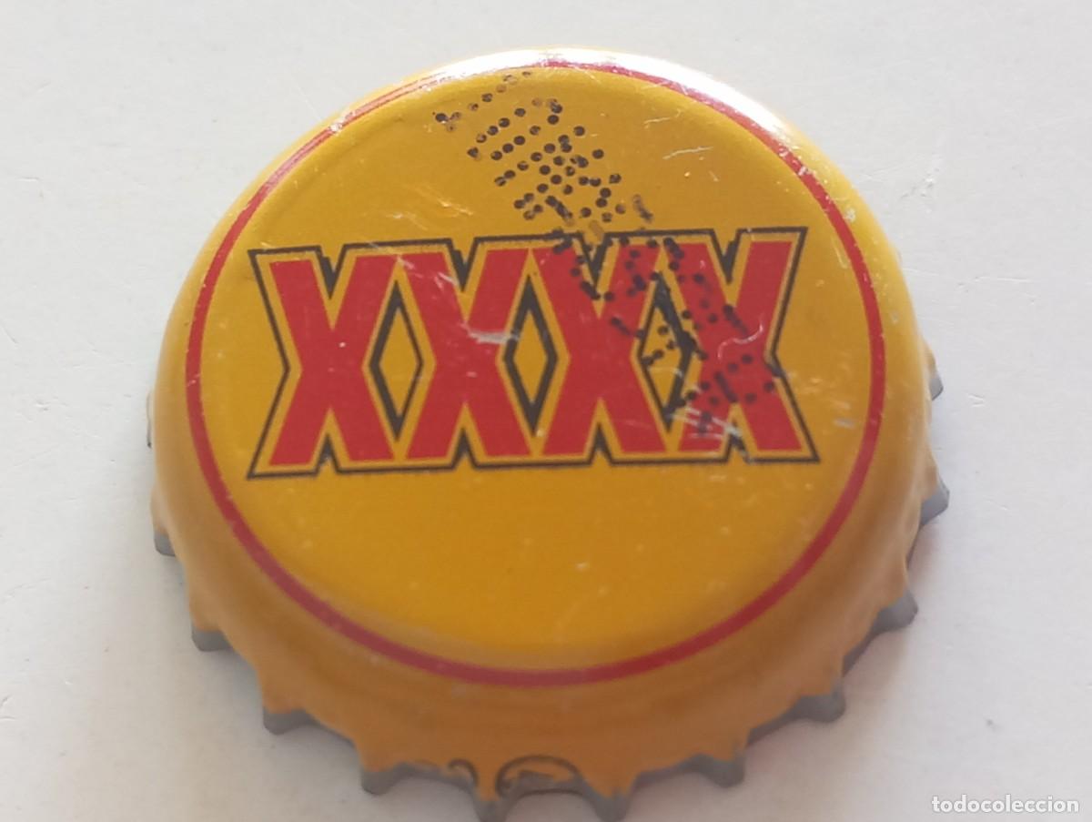 Coleccionismo de cervezas: Chapa tap&oacute;n corona de la cerveza inglesa XXXX