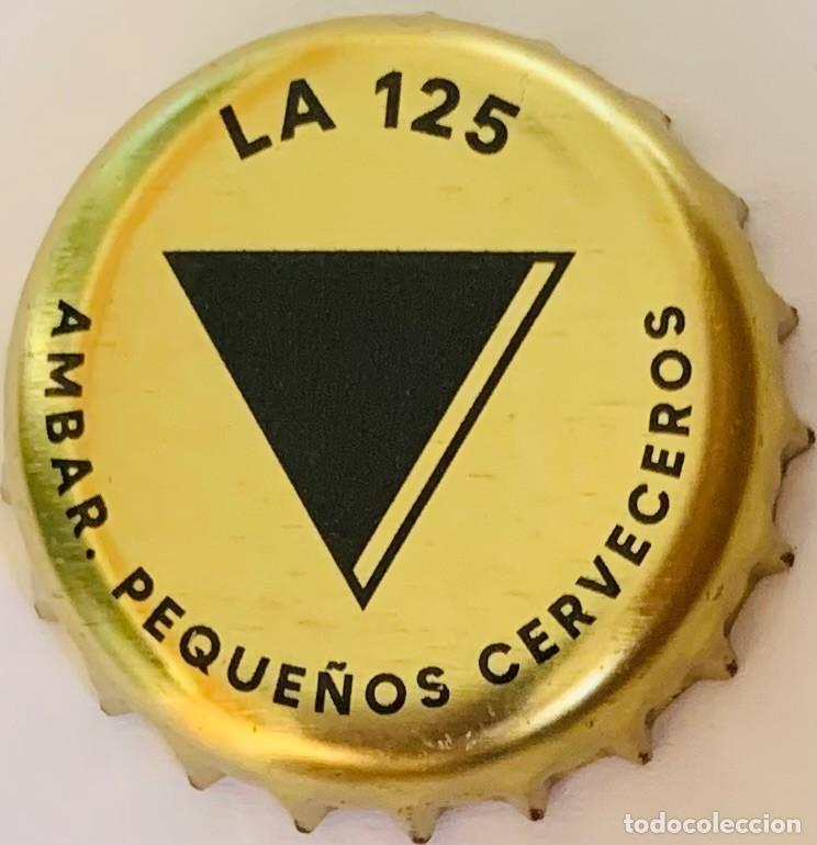 Coleccionismo de cervezas: Chapa de cerveza Ambar la 125