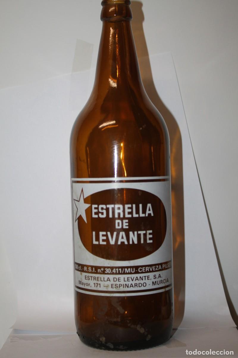 Coleccionismo de cervezas: BOTELLA ESTRELLA DE LEVANTE, LITRO
