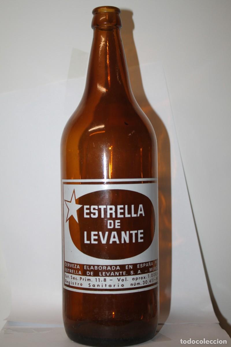 Coleccionismo de cervezas: BOTELLA ESTRELLA LEVANTE, LITRO, VACIA