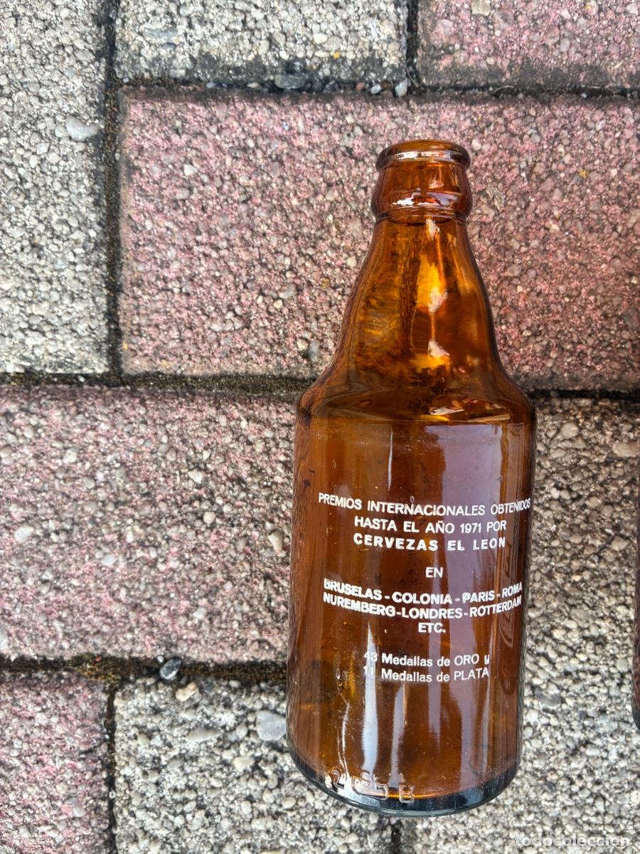 Coleccionismo de cervezas: El leon cerveza botellines - Foto 2