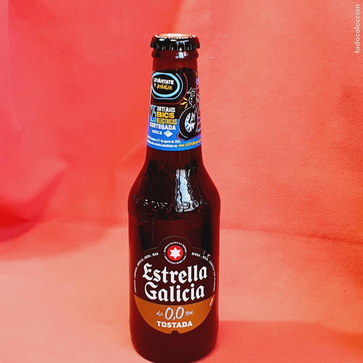 Coleccionismo de cervezas: CERVEZA-ESTRELLA GALICIA 0,0 ALC TOSTADA-&acute;CADUCADA 2024-VER FOTOGRAF&Iacute;A-COLECCIONISTAS.