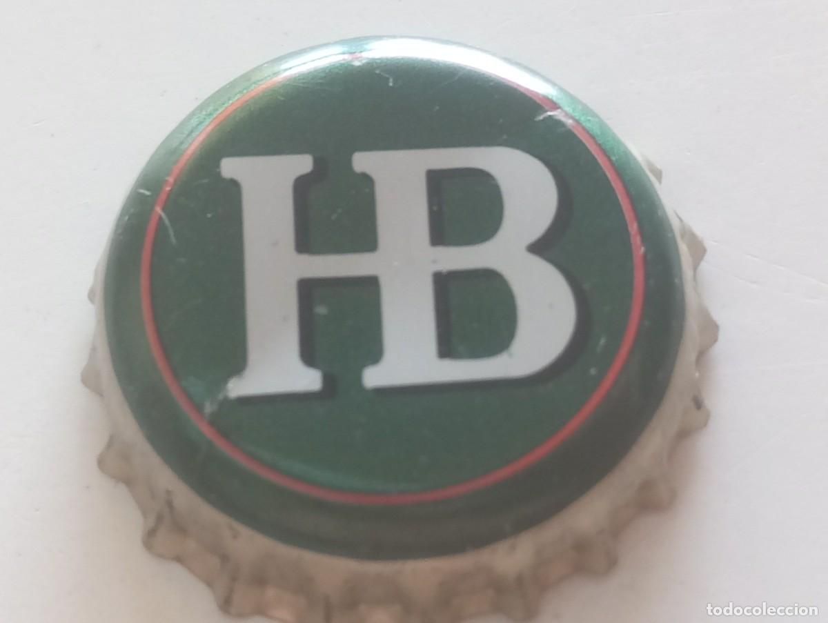 Coleccionismo de cervezas: Chapa tap&oacute;n corona de la cerveza australiana HB - HAHN BREWERY