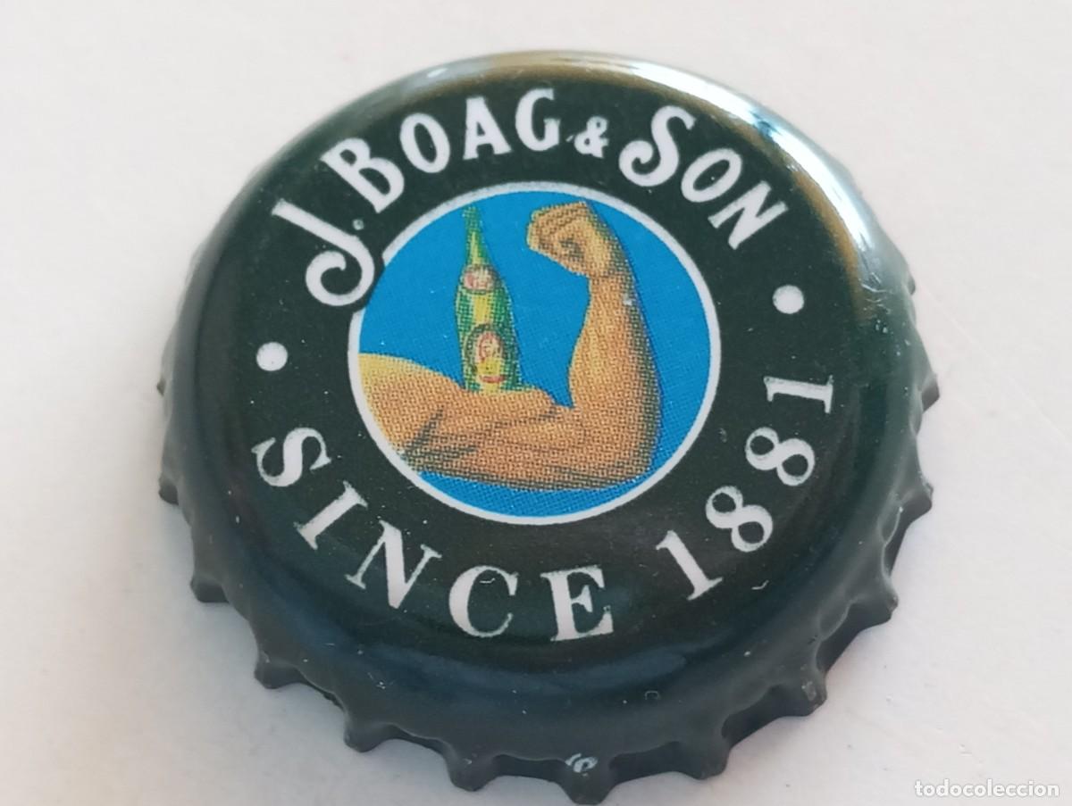 Coleccionismo de cervezas: Chapa tap&oacute;n corona de la cerveza australiana J. BOAG & SON SINCE 1881