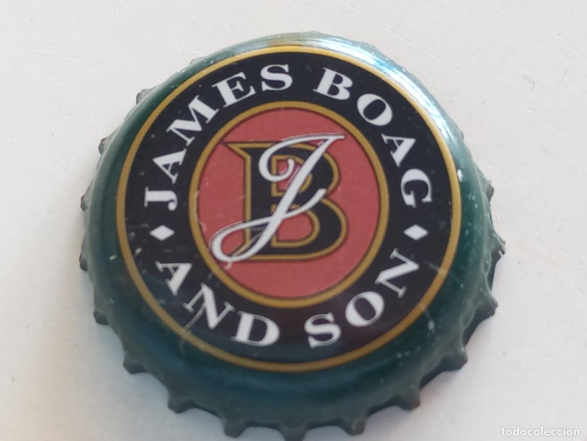 Coleccionismo de cervezas: Chapa tap&oacute;n corona de la cerveza australiana JAMES BOAG AND SON