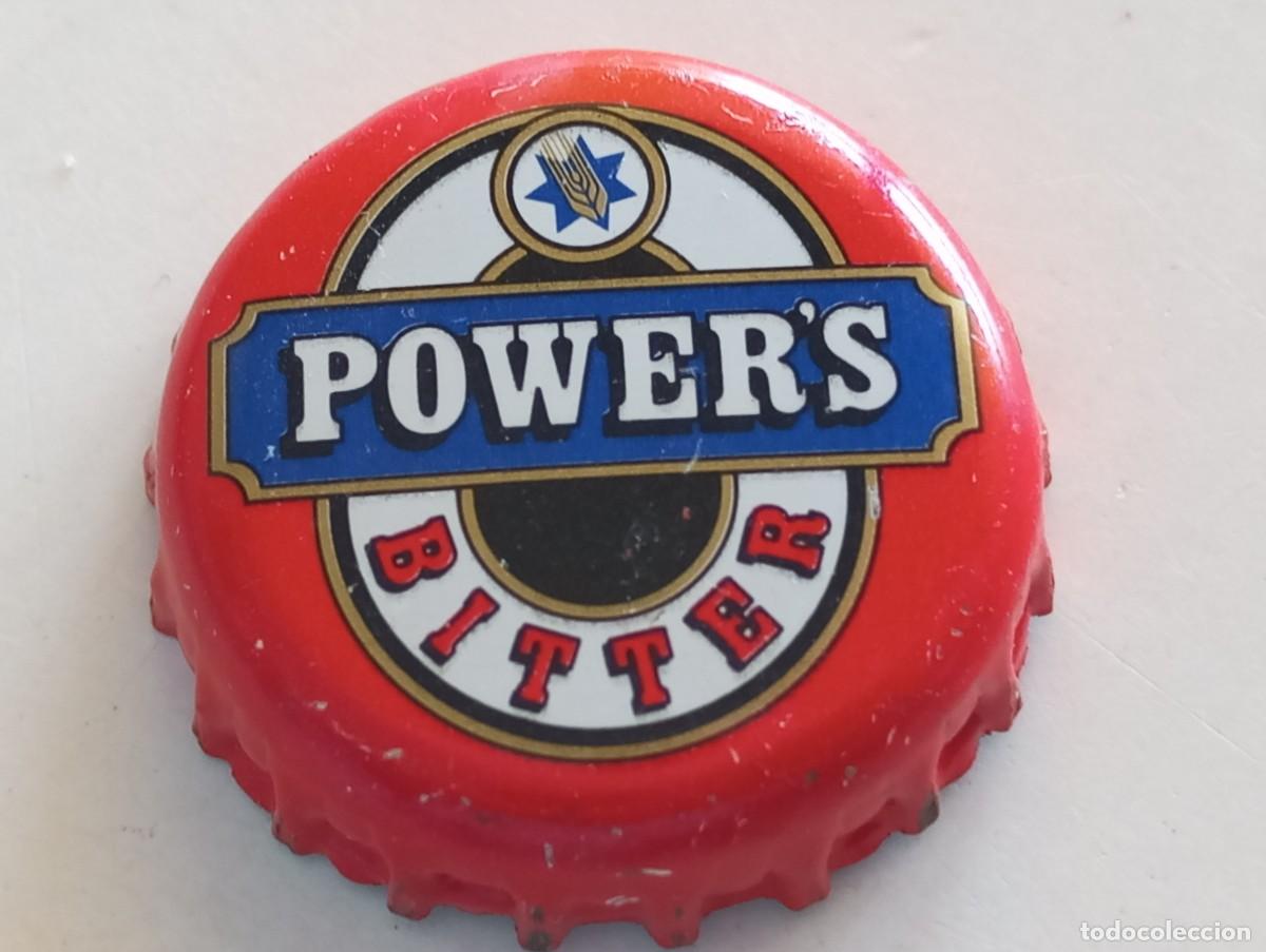 Coleccionismo de cervezas: Chapa tap&oacute;n corona de la cerveza australiana POWER'S BITTER