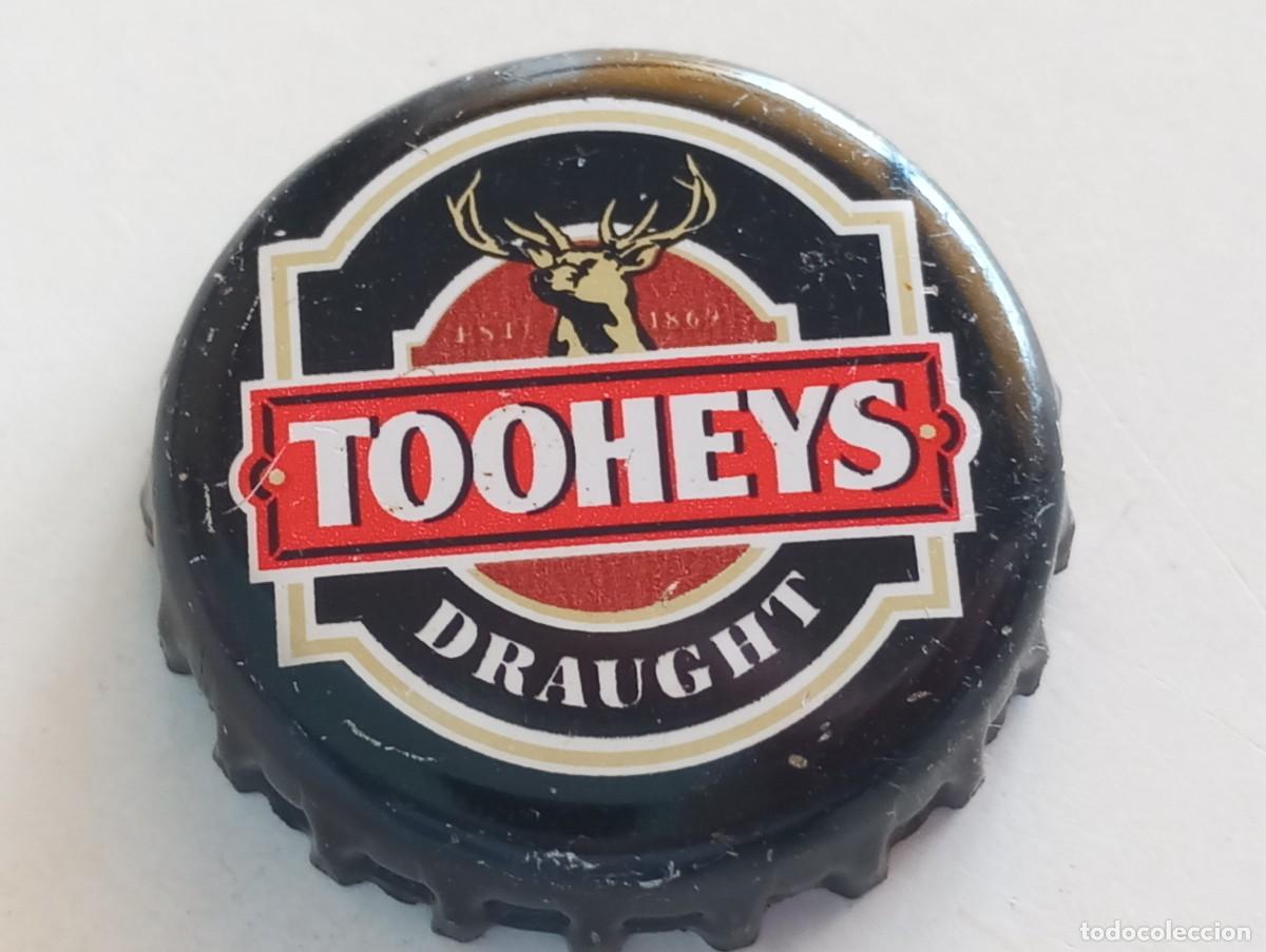 Coleccionismo de cervezas: Chapa tap&oacute;n corona de la cerveza australiana TOOHEYS DRAUGHT