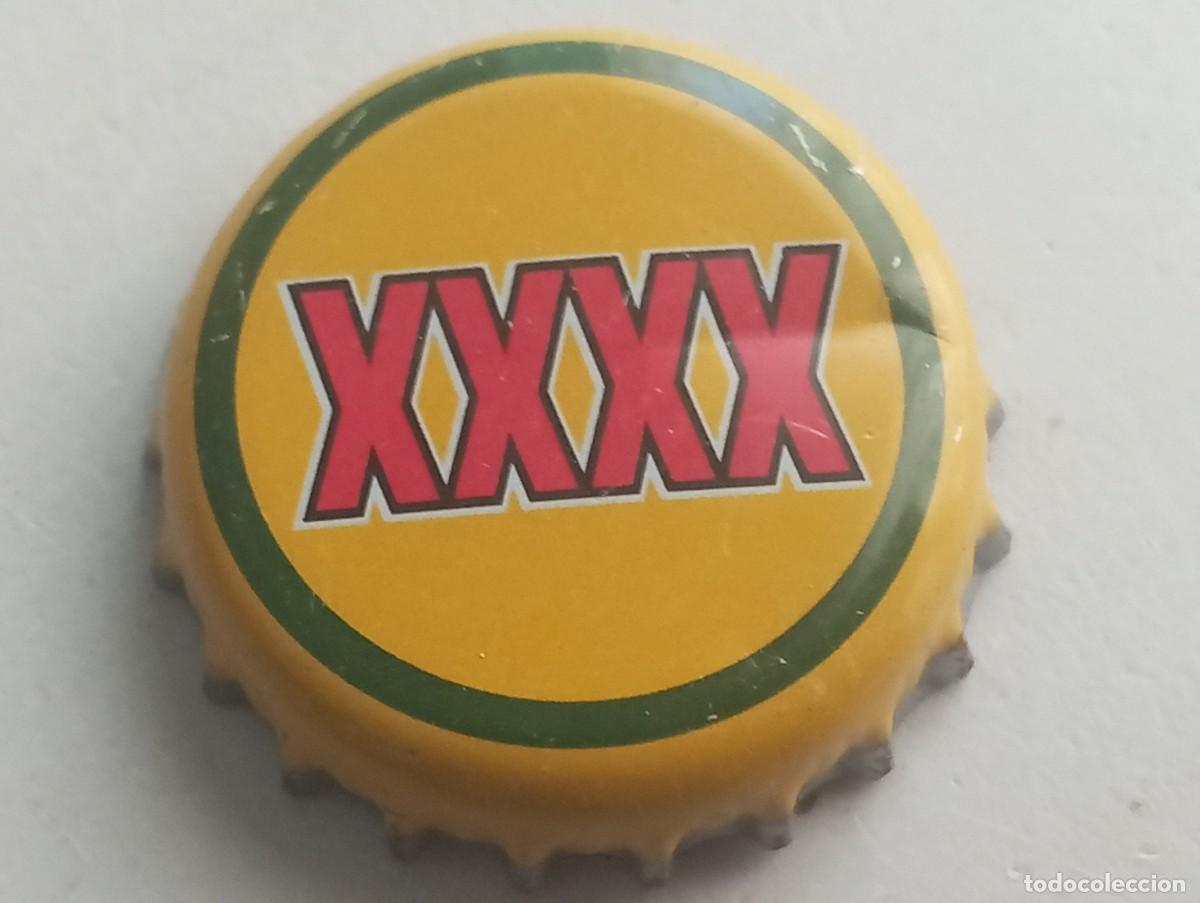 Coleccionismo de cervezas: Chapa tap&oacute;n corona de la cerveza australiana XXXX