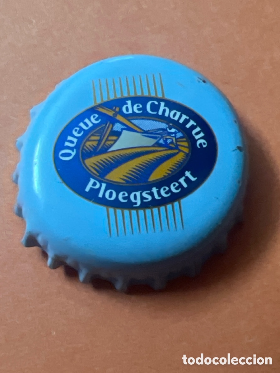 Coleccionismo de cervezas: T4/X104/H6. CHAPA CERVEZA - B&Eacute;LGICA- Queue de Charrue Ploegsteert