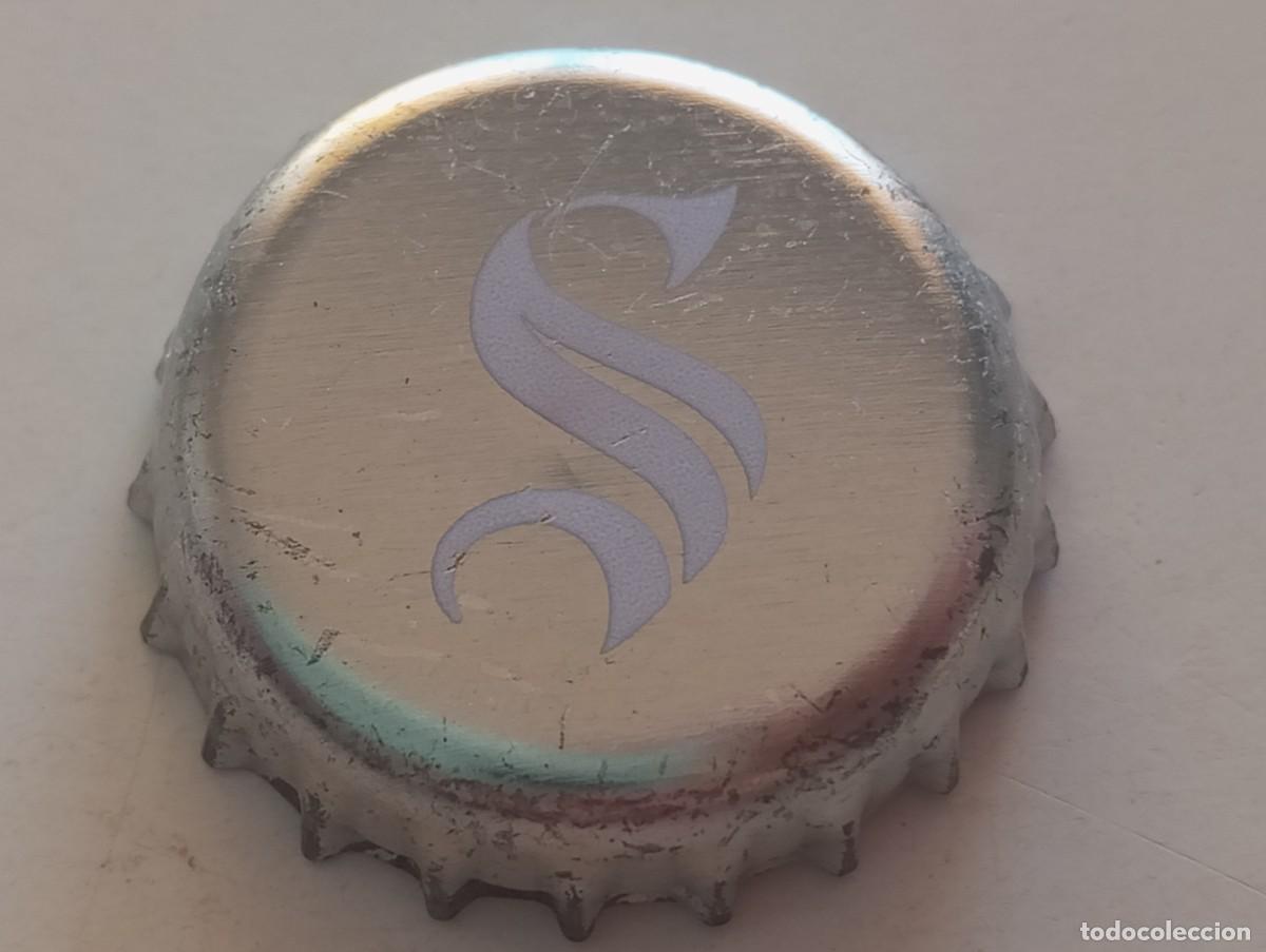 Coleccionismo de cervezas: Chapa tap&oacute;n corona de la cerveza neozelandesa STEINLAGER