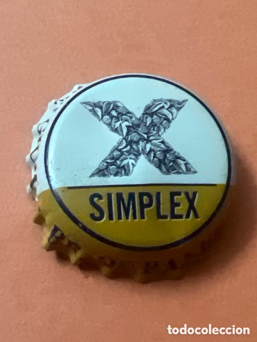 Coleccionismo de cervezas: T4/X103/Q6. CHAPA CERVEZA - X Simplex - B&Eacute;LGICA