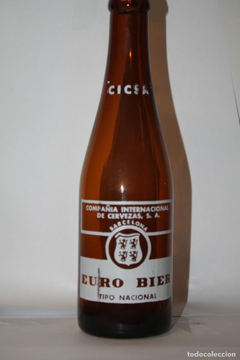 Coleccionismo de cervezas: BOTELLA CERVEZA EURO BIER 33 CL