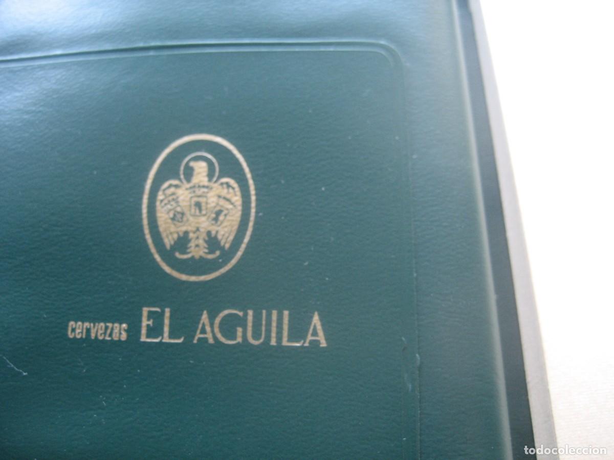 Coleccionismo de cervezas: CARTERA CON LIBRETA CERVEZAS EL AGUILA - Foto 3
