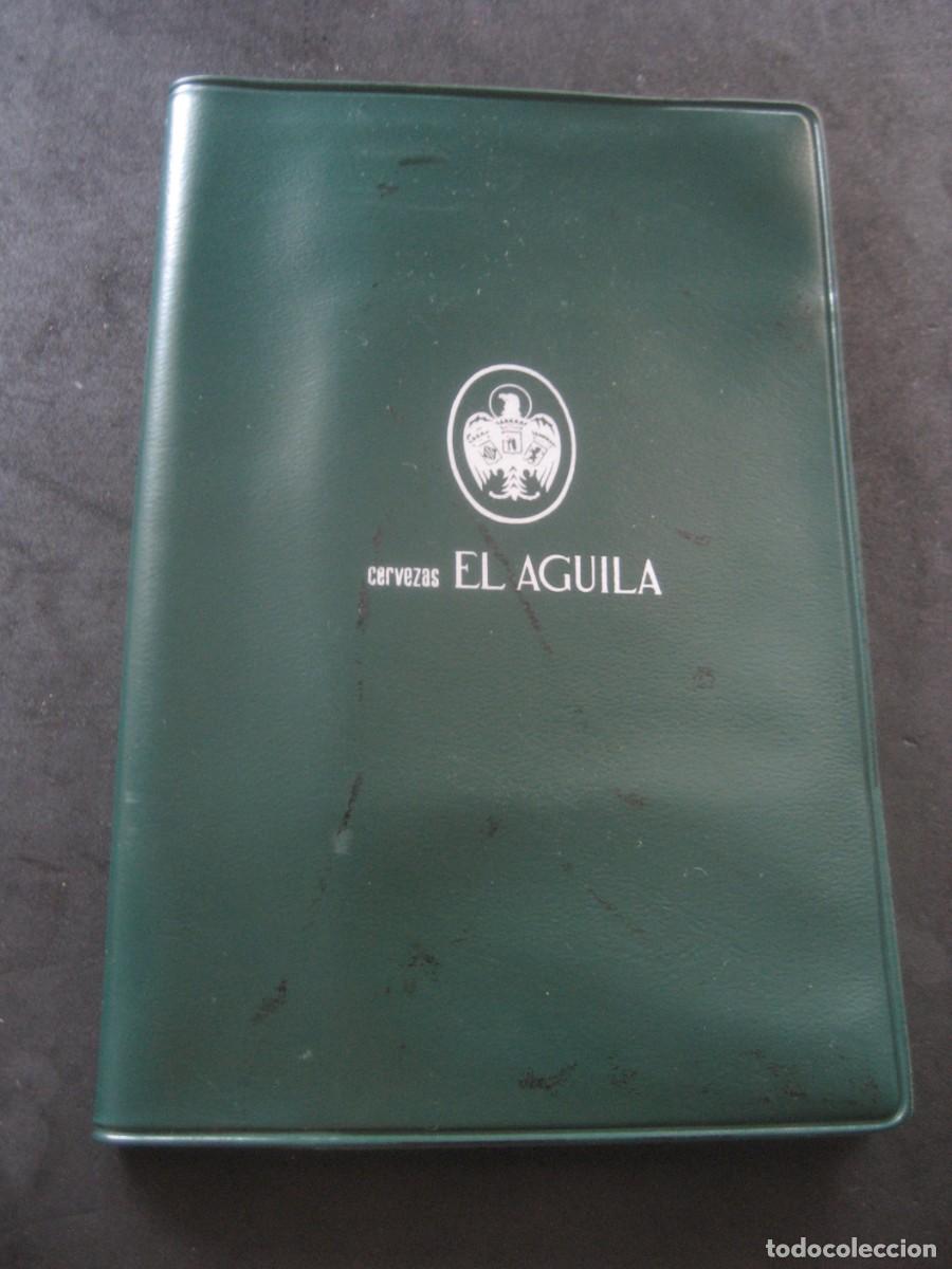 Coleccionismo de cervezas: CARTERA CON LIBRETA CERVEZAS EL AGUILA - Foto 4