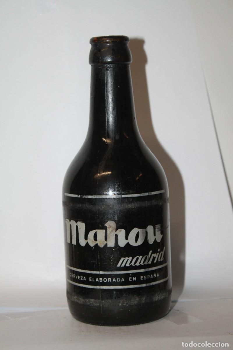 Coleccionismo de cervezas: BOTELLA CERVEZA MAHOU 33 CL. SERIGRAFIADA