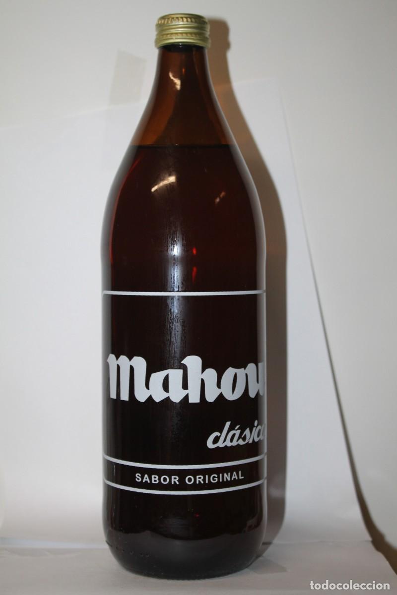 Coleccionismo de cervezas: BOTELLA CERVEZA MAHOU CLASICA, LITRO, LLENA