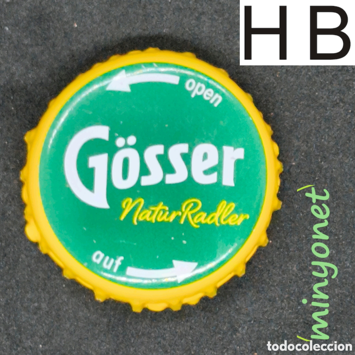 Coleccionismo de cervezas: Chapa o Tapon corona Cerveza G&ouml;sser Natur Radler [R]