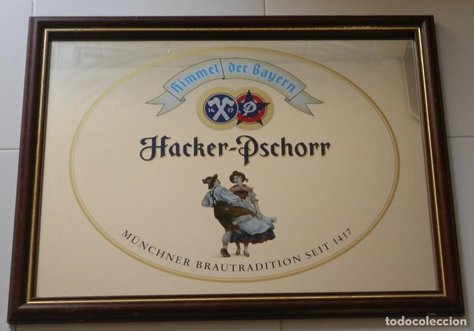 Coleccionismo de cervezas: ESPEJO DE LA CERVEZA HACKER-PSCHORR