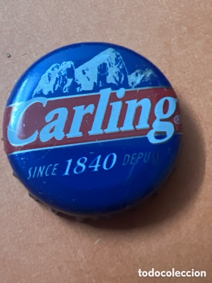 Coleccionismo de cervezas: T4/X120/B3. CHAPA CERVEZA - Carling 1840 - Canad&aacute;