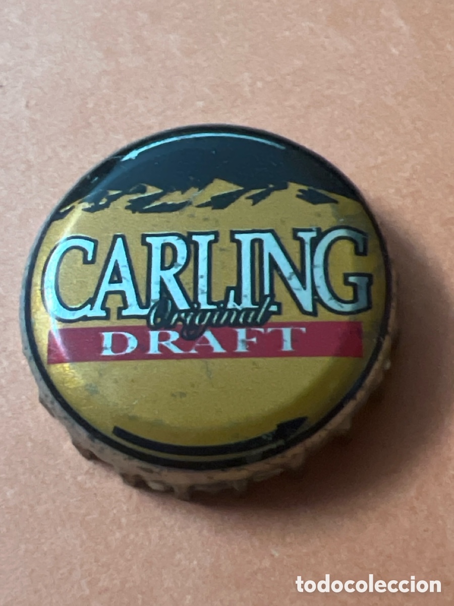 Coleccionismo de cervezas: T4/X120/B5. CHAPA CERVEZA - Carling Original Draft - CANAD&Aacute;