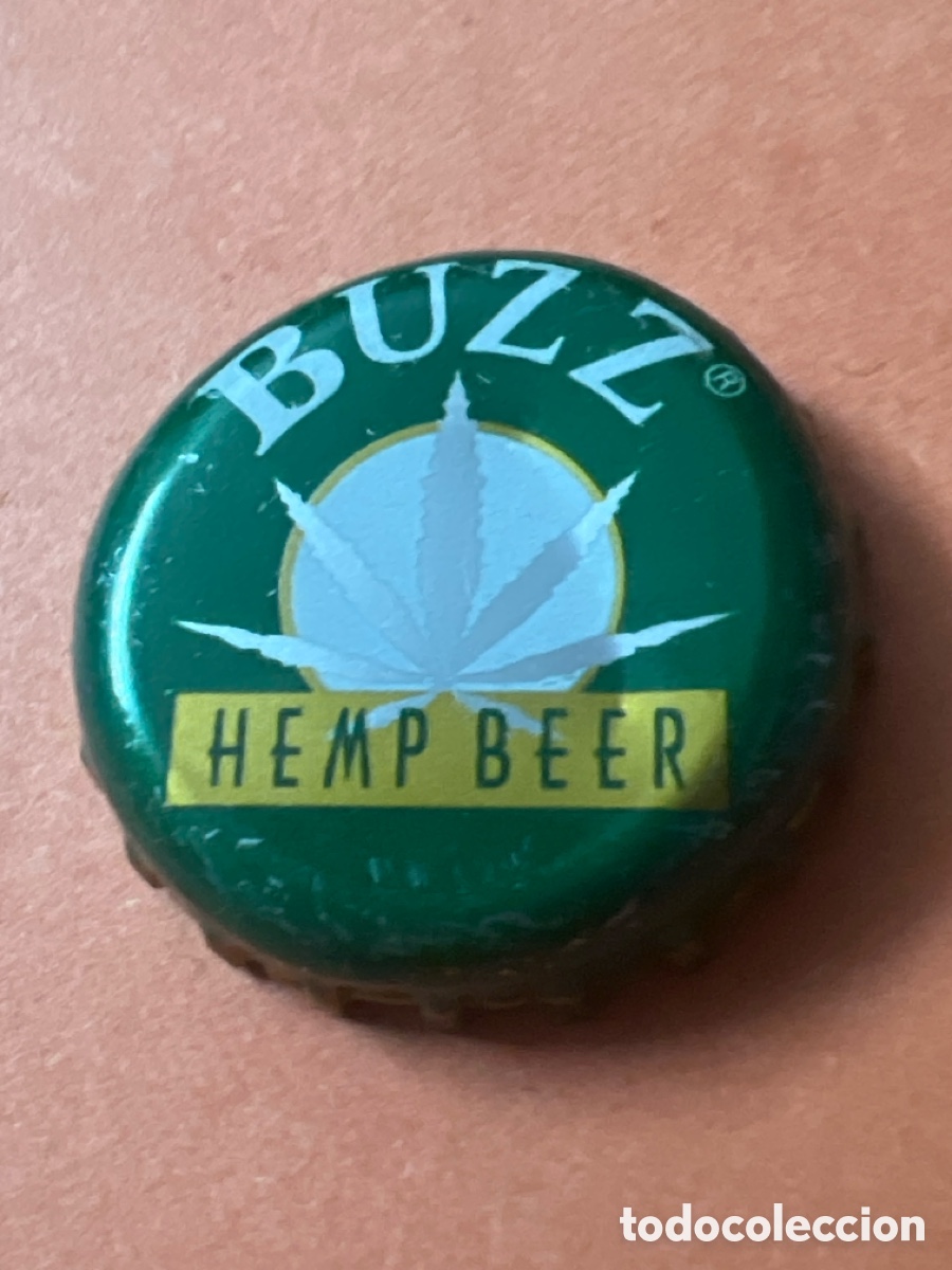 Coleccionismo de cervezas: T4/X120/E2. CHAPA CERVEZA - Buzz Hemp Beer - CANAD&Aacute;