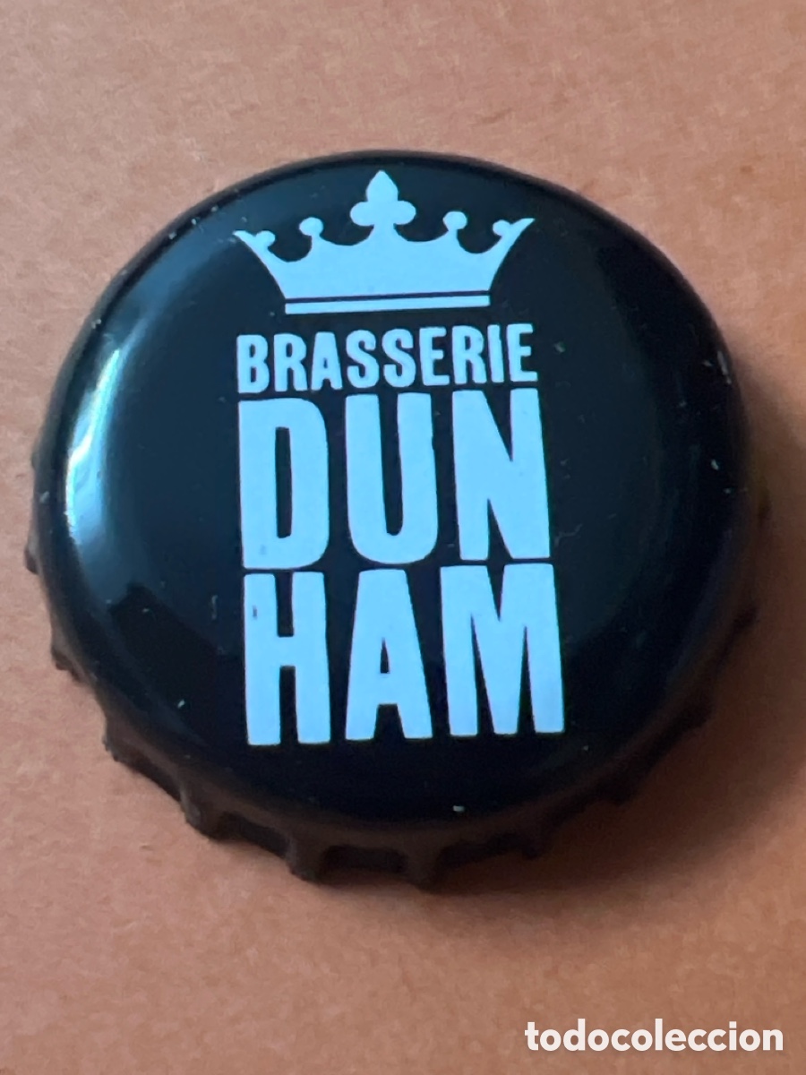 Coleccionismo de cervezas: T4/X120/E4. CHAPA CERVEZA - Dunham Brasserie Dun Ham - CANAD&Aacute;