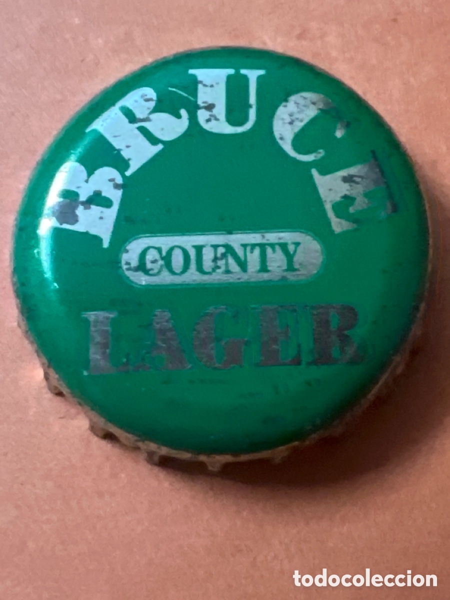 Coleccionismo de cervezas: T4/X120/E5. CHAPA CERVEZA - Bruce County Lager - CANAD&Aacute;
