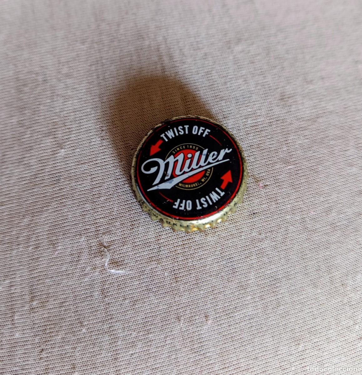 Coleccionismo de cervezas: Chapa corona de cerveza Miller