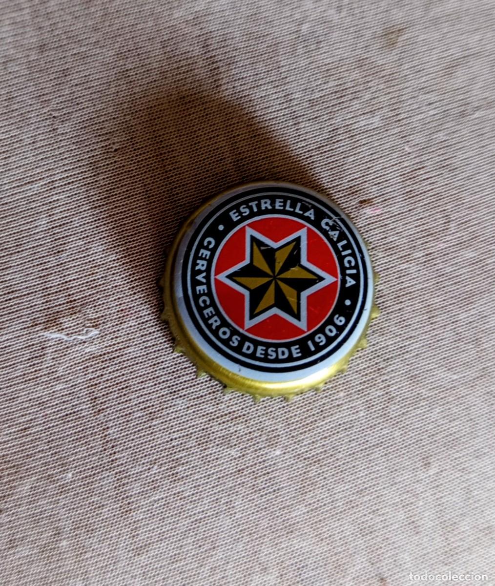 Coleccionismo de cervezas: Chapa corona de cerveza Estrella Galicia