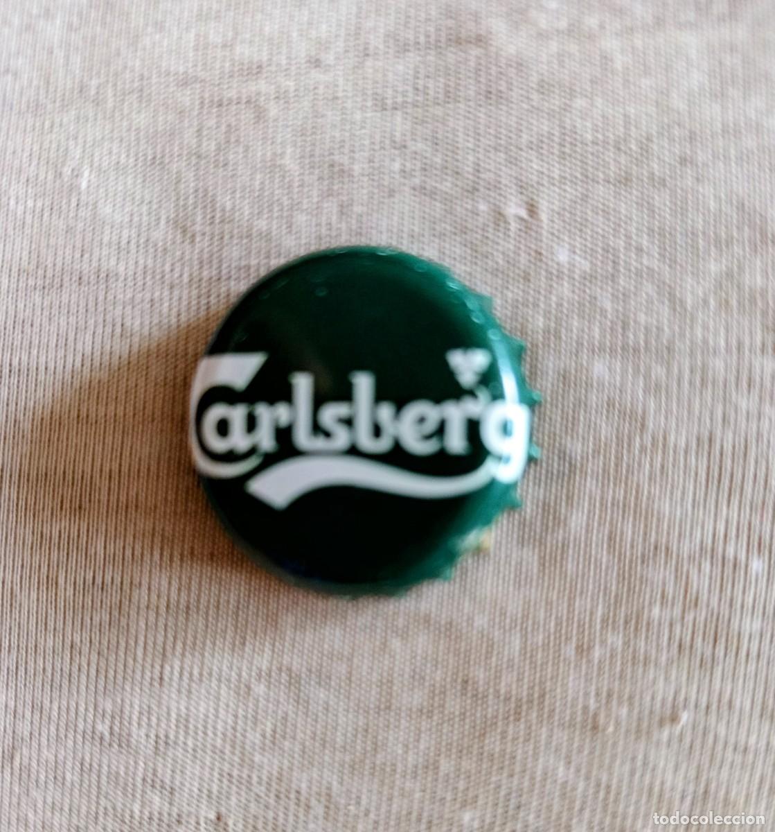Coleccionismo de cervezas: Chapa corona de cerveza Carlsbreg