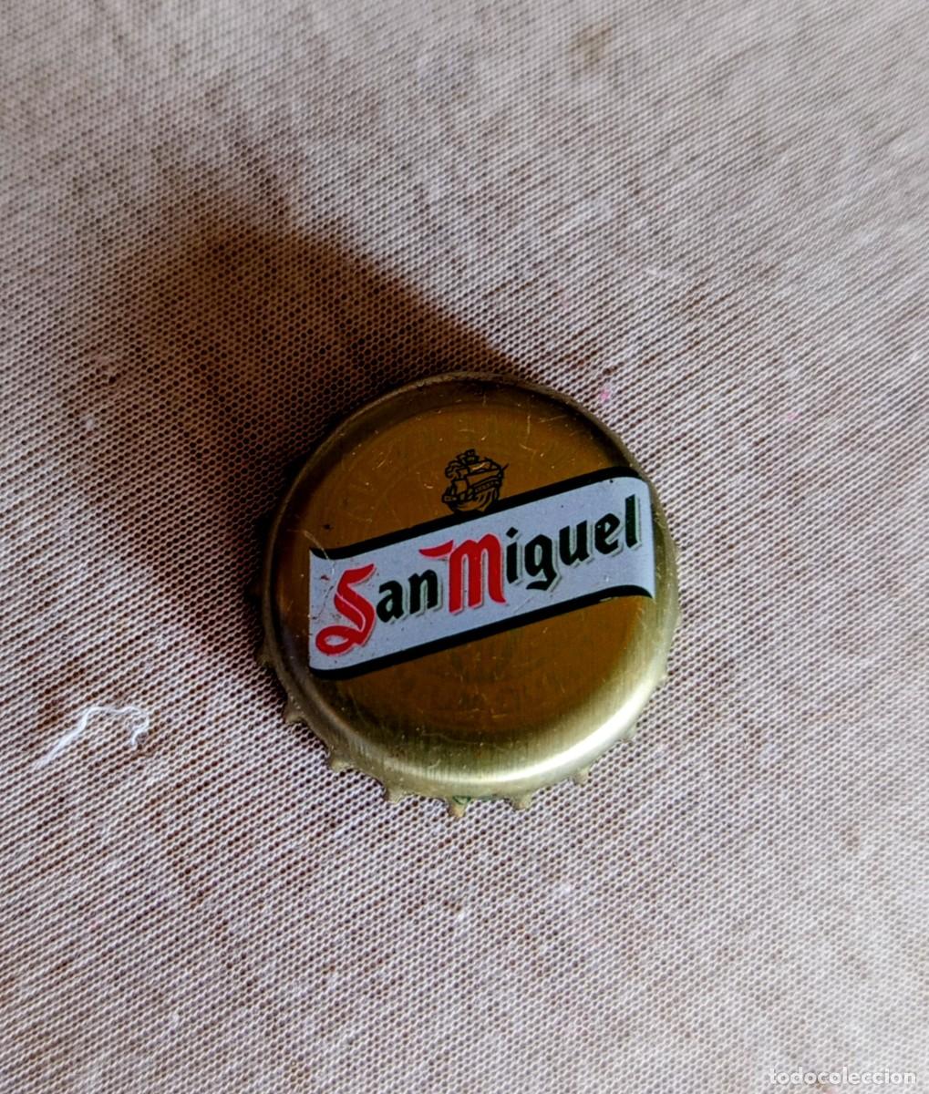 Coleccionismo de cervezas: Chapa corona de cerveza San Miguel
