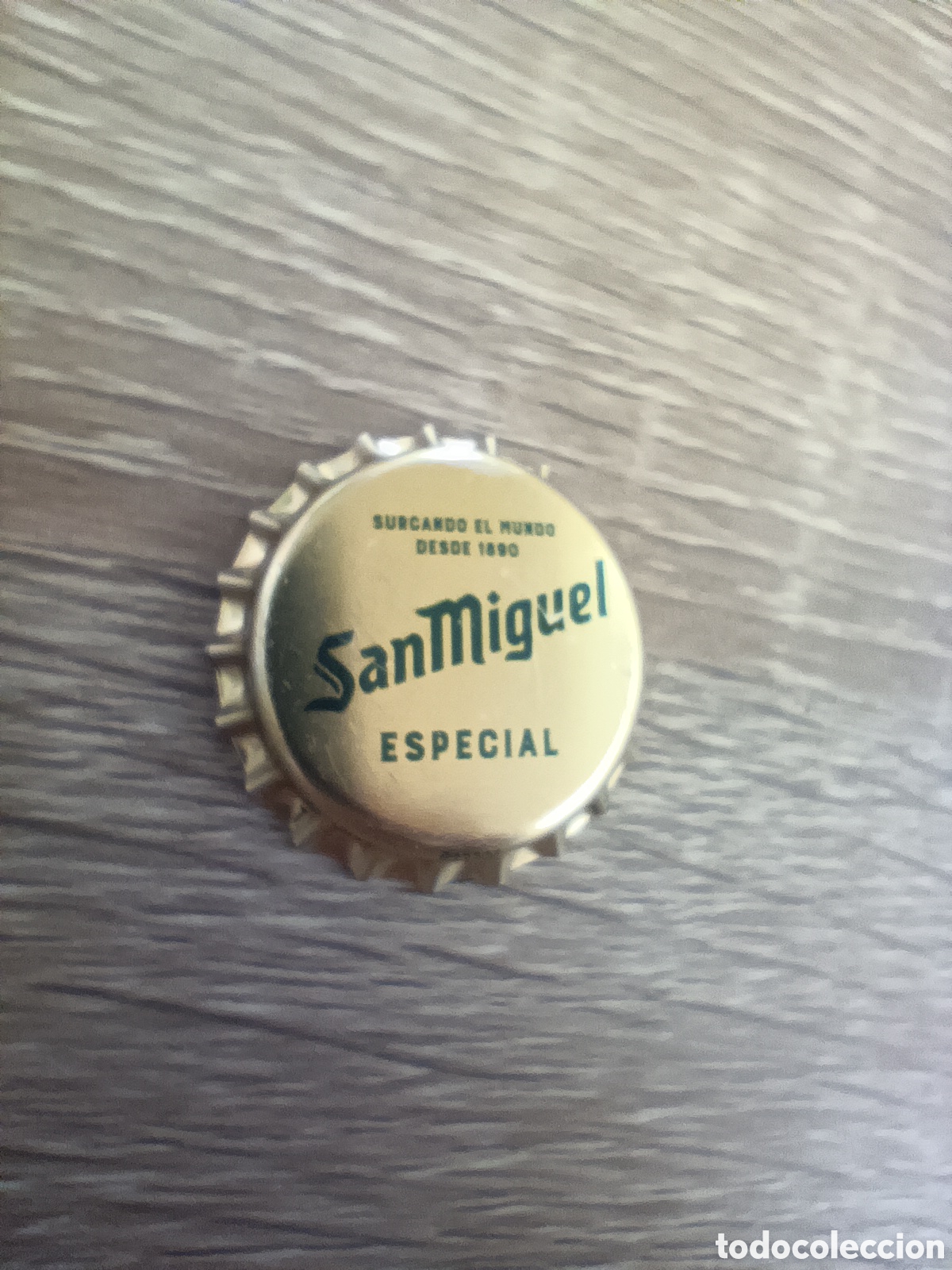 Coleccionismo de cervezas: CHAPA TAPON CORONA CERVEZA SAN MIGUEL SIN USAR (ESPA&Ntilde;A)