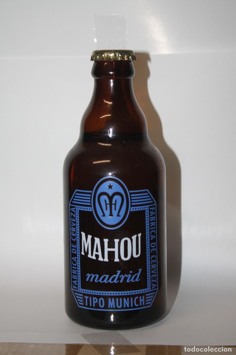 Coleccionismo de cervezas: BOTELLA MAHOU 33 CL. LLENA DE AGUA