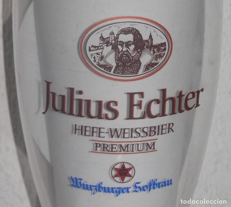 Coleccionismo de cervezas: VASO DE LA CERVEZA JULIUS ECHTER - Foto 2