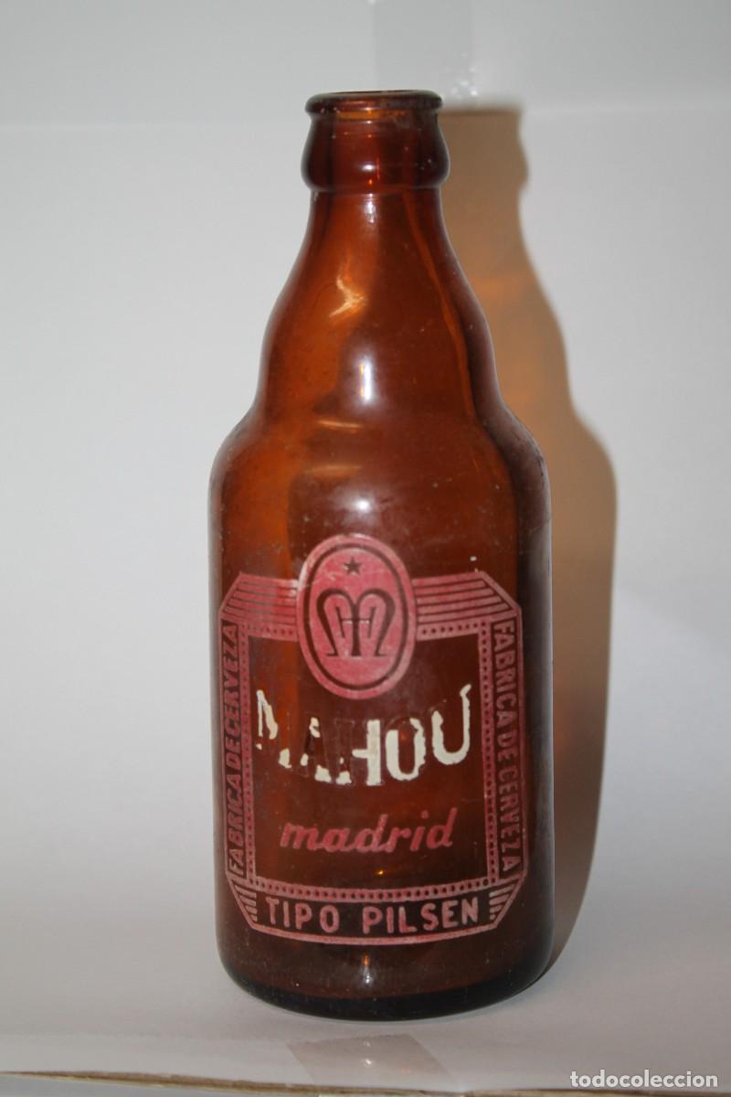 Coleccionismo de cervezas: BOTELLA CERVEZA MAHOU 33 CL. SERIGRAFIADA